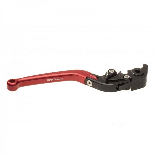CNC RACING BRAKE LEVER LONG FOLDING RED FOR YAMAHA YZF R3 2016-2018 PART # LBF28R