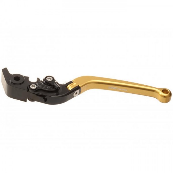 CNC RACING CLUTCH LEVER LONG FOLDING GOLD FOR KAWASAKI NINJA 1000 ZX-10R 2017-2018 PART # LCF45G