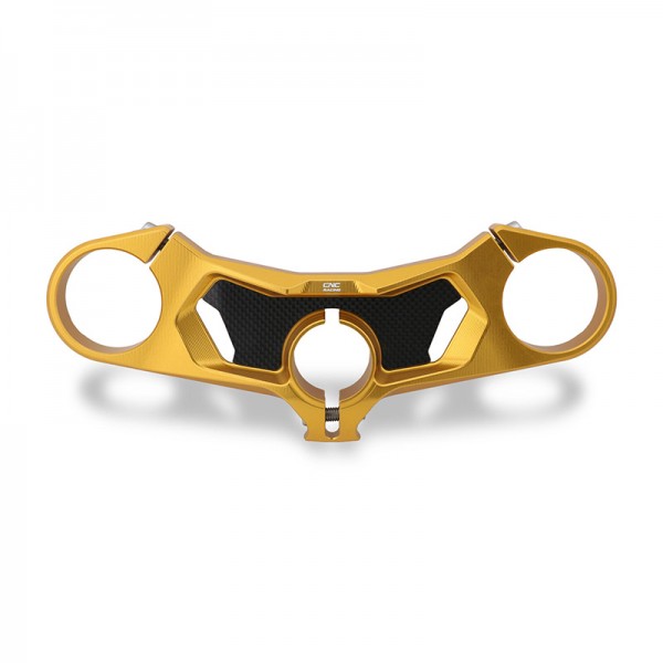 CNC RACING TRIPLE CLAMPS GOLD FOR DUCATI PANIGALE V4-V4S 2018-2019 PART # PST17G