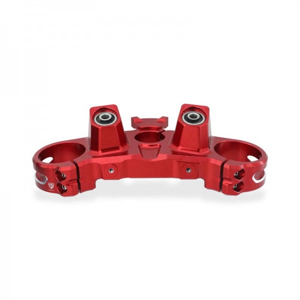 CNC RACING SUPERIOR STEERING PLATE RED FOR DUCATI DIAVEL V4 2023-2024 PART # PST20R