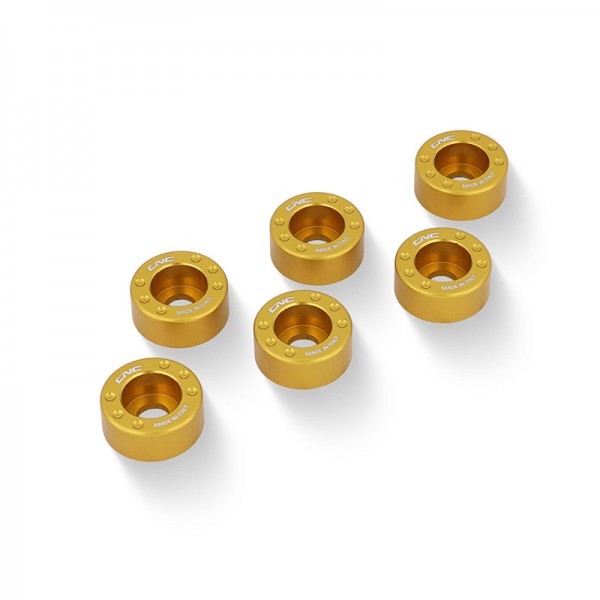 CNC RACING SPRING RETAINERS KIT GOLD FOR DUCATI MONSTER S2R 800 MY 2007-2008 PART # SF127G