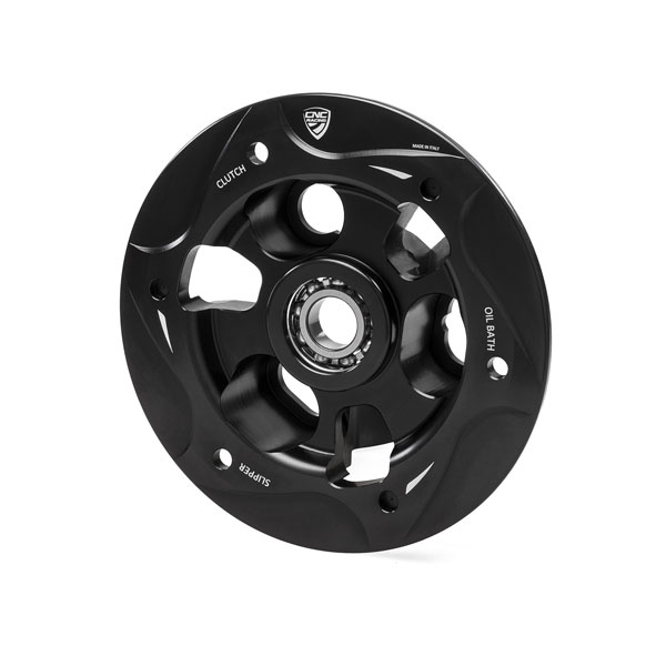 CNC PRESSURE PLATE OIL BATH CLUTCH BLACK FOR DUCATI 1199 PANIGALE 2012-2013 PART # SP200B