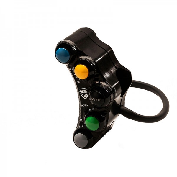 CNC RACING RACE V4 LEFT SWITCH FOR DUCATI PANIGALE V4-V4S 2018-2019 PART # SWD12B