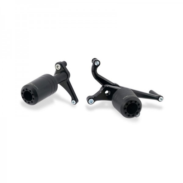 CNC RACING TC324 FRAME PROTECTORS BLACK FOR DUCATI 1199 PANIGALE 2012-2013 PART # TC324B 