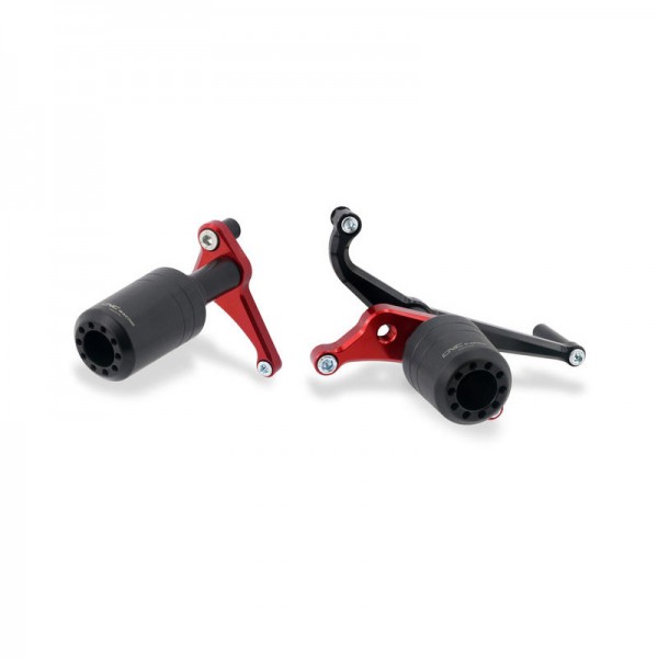 CNC RACING TC324 FRAME PROTECTORS RED FOR DUCATI 1199 PANIGALE 2012-2013 PART # TC324R