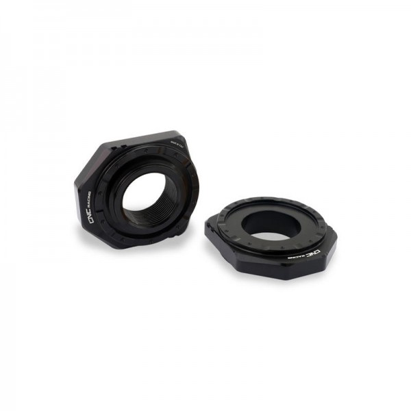 CNC RACING CHAIN ADJUSTER BLACK FOR DUCATI 899 PANIGALE 2013-2014 PART # TD013B