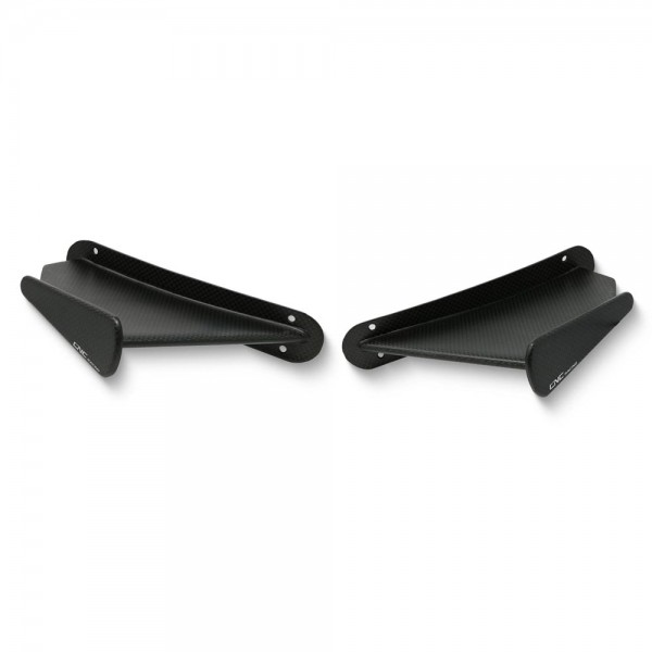 CNC RACING GP WINGLETS MATT BLACK FOR DUCATI PANIGALE V4-V4S 2018-2019 PART # ZW002Y