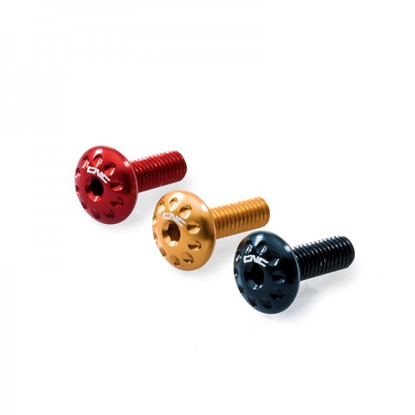 CNC RACING RADIATOR PANELS SCREWS KIT BLACK FOR DUCATI STREETFIGHTER V4 1100 2020 PART # KV456B