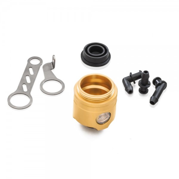 CNC RACING 12ML FLUID TANK GOLD PART # SEB12G