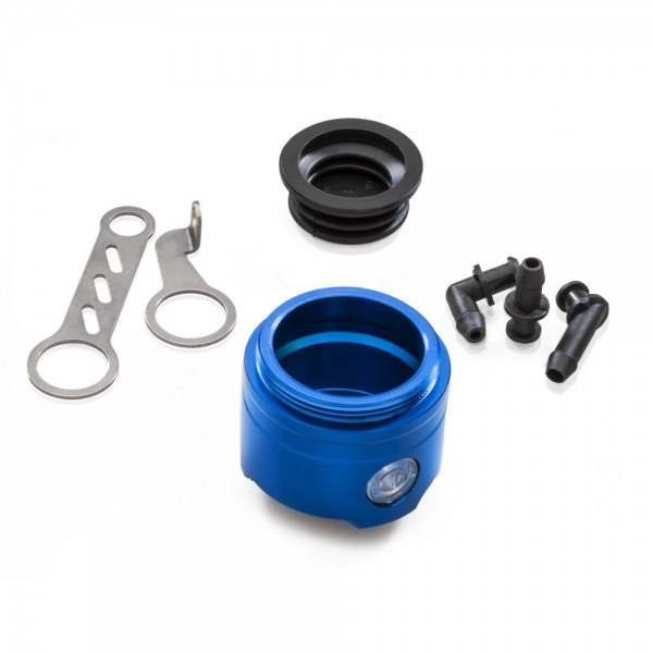 CNC RACING 25ML FLUID TANK FRONT BRAKE BLUE PART # SEB25L