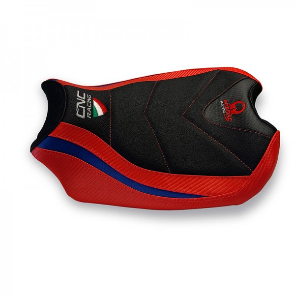 CNC RACING PRAMAC LTD SEAT COVER FOR DUCATI STREETFIGHTER V4 1100 2020 PART # SLD02PR