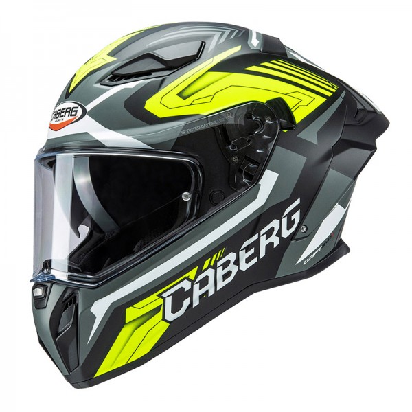 CABERG DRIFT EVO 2 JARAMA BLACK GREY YELLOW HELMET