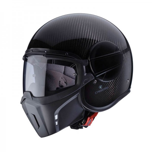CABERG JET GHOST X CARBON BLACK HELMET