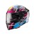 CABERG AVALON X BRAMA LIGHT BLUE YELLOW FUCHSIA HELMET