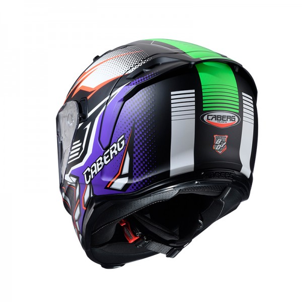 CABERG AVALON X GURKHA GREEN PURPLE MATT HELMET