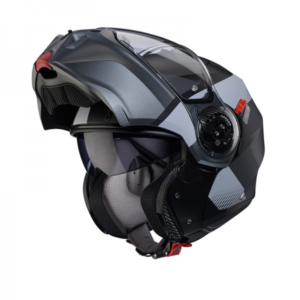 CABERG DUKE EVO INDY MODULAR BLACK MATT HELMET