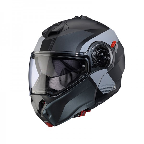 CABERG DUKE EVO INDY MODULAR BLACK MATT HELMET