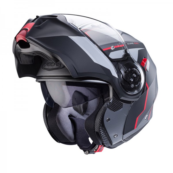 CABERG DUKE EVO MOVE BLACK RED HELMET