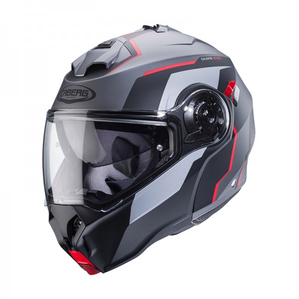 CABERG DUKE EVO MOVE BLACK RED HELMET