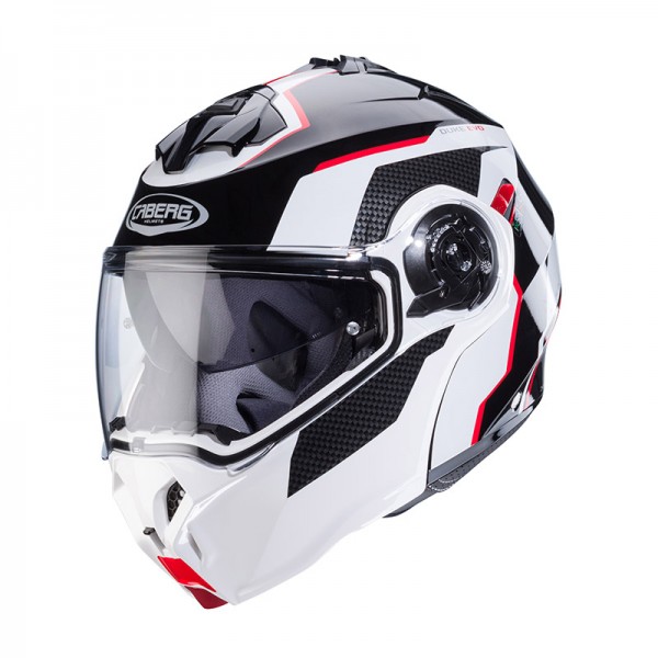 CABERG DUKE EVO MOVE WHITE RED HELMET