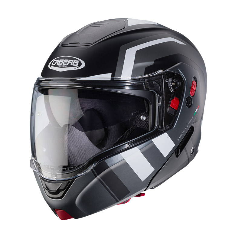 Caberg Horus X Road Black Grey White Helmet