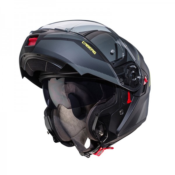 CABERG LEVO X MANTA BLACK YELLOW HELMET