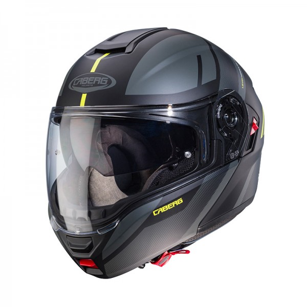 CABERG LEVO X MANTA BLACK YELLOW HELMET