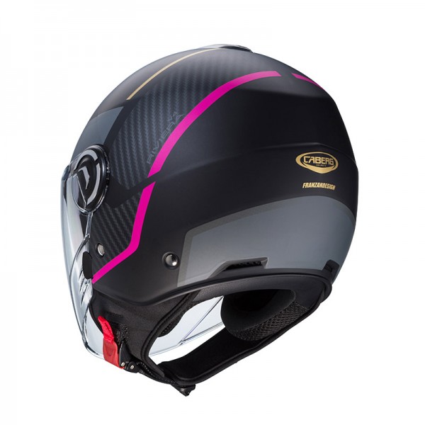 CABERG RIVIERA V4X GEO FUCHSIA ANTHRACITE HELMET