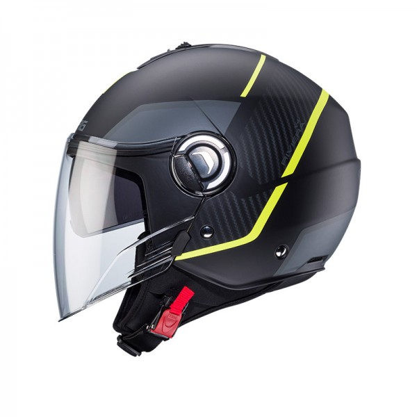 CABERG RIVIERA V4X GEO YELLOW ANTHRACITE HELMET