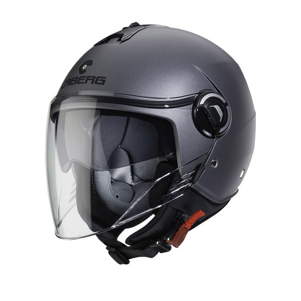 CABERG RIVIERA V4X GREY MATT HELMET