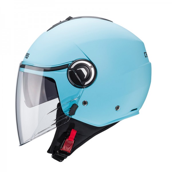 CABERG RIVIERA V4X LIGHT BLUE MATT HELMET