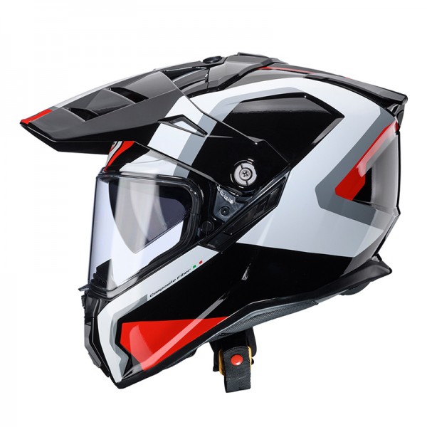 CABERG TANAMI SCRAM BLACK RED WHITE HELMET