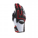 Clover Gts-3 White Red Gloves