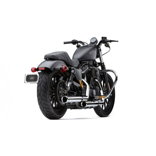 COBRA 3-INCH NEIGHBOR HATERS SLIP-ON MUFFLERS FOR HARLEY DAVIDSON IRON 883 2014-2020 Part # 6086