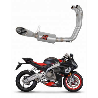 DOMINATOR GP3 EXHAUST SYSTEM HEADERS SILENCER FOR APRILIA RS 660 2020 - 2024 PART # AP041DEXC