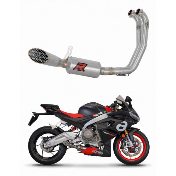 DOMINATOR GP3 EXHAUST SYSTEM HEADERS SILENCER FOR APRILIA RS 660 2020 - 2024 PART # AP041DEXC