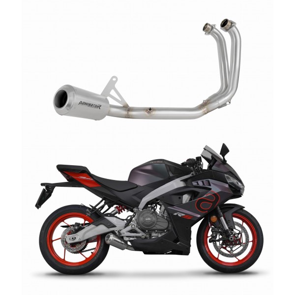 DOMINATOR GPS + DB KILLER EXHAUST SYSTEM HEADERS SILENCER FOR APRILIA RS 457 2024 PART # AP043DCFS
