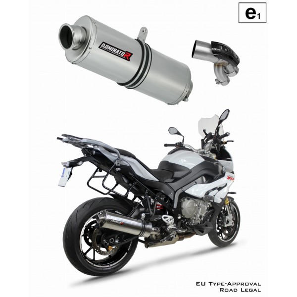 DOMINATOR APPROVED OVAL EXHAUST SILENCER FOR BMW S1000XR 2015 - 2019 PART # BW083DA-H