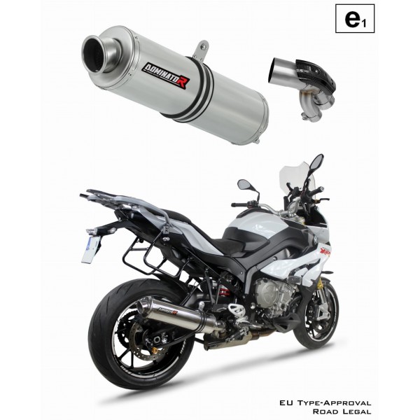 DOMINATOR APPROVED EXHAUST SILENCER ROUND FOR BMW S1000XR 2015-2019 PART # BW083DST-H