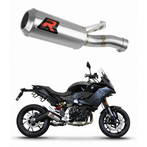 DOMINATOR GP + DB KILLER MEDIUM EXHAUST FOR BMW F900XR 2020 - 2024 PART # BW114DC