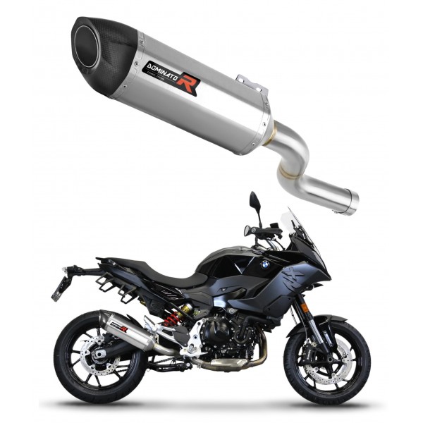 DOMINATOR HP5 + DB KILLER MEDIUM EXHAUST FOR BMW F900XR 2020 - 2024 PART # BW114DF