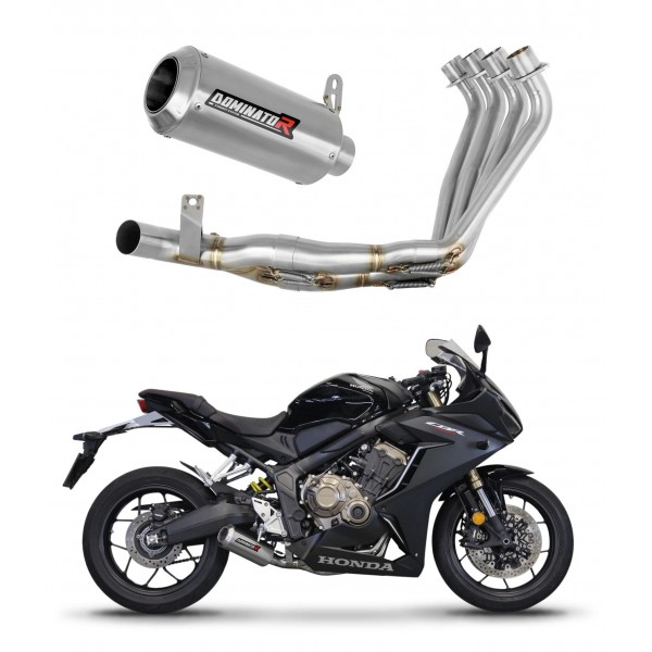 DOMINATOR GP + DB KILLER MEDIUM HEADERS EXHAUST SYSTEM FOR HONDA CBR 650 R 2019 - 2023 PART # HO103DC
