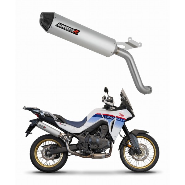 DOMINATOR MX2 + DB KILLER EXHAUST FOR HONDA XL 750 TRANSALP 2023 PART # HO120DF DOMINATOR MX2 + DB KILLER EXHAUST FOR HONDA XL 750 TRANSALP 2023 PART # HO120DF