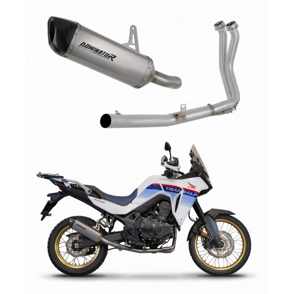 DOMINATOR HP6 + DB KILLER TITANIUM HEADERS EXHAUST SYSTEM FOR HONDA XL 750 TRANSALP 2023 PART # HO120DFSFT