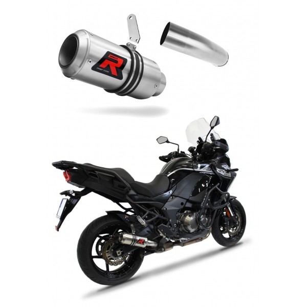 DOMINATOR GP + DB KILLER MEDIUM EXHAUST FOR FOR KAWASAKI VERSYS 1000 2019 - 2024 PART # KA070DC