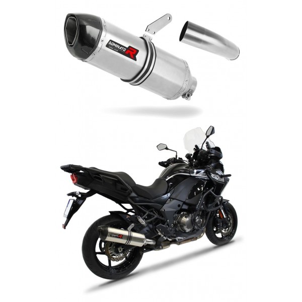 DOMINATOR HP1 + DB KILLER MEDIUM EXHAUST FOR KAWASAKI VERSYS 1000 2019 - 2024 PART # KA070DF