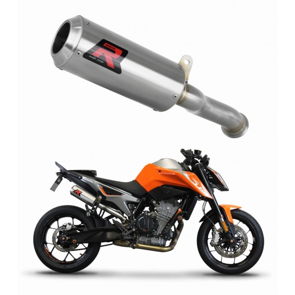 DOMINATOR GP + DB KILLER MEDIUM EXHAUST FOR KTM 790 DUKE 2018 - 2023 PART # KT054DC