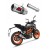 DOMINATOR GP + DB KILLER MEDIUM EXHAUST FOR KTM 390 DUKE 2021 - 2023 PART # KT063DC