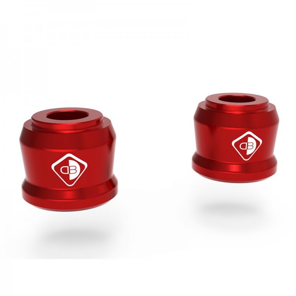 DBK HANDLEBAR RISER SPACERS RED FOR DUCATI STREETFIGHTER V4 1100 (2020) PART # BRM02A