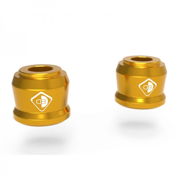 DBK HANDLEBAR RISER SPACERS GOLD FOR DUCATI STREETFIGHTER V4 1100 (2020) PART # BRM02B
